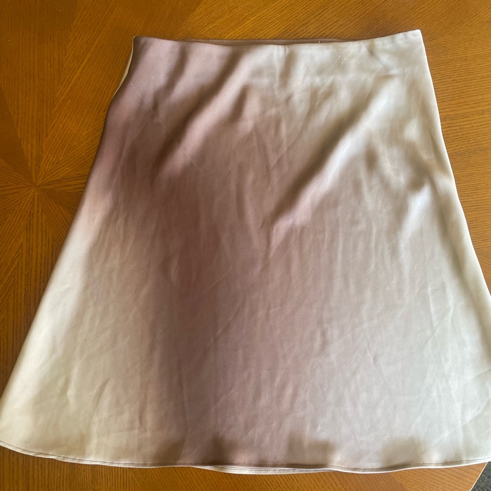 Babaton Ombre Cream A-Line Mini Skirt